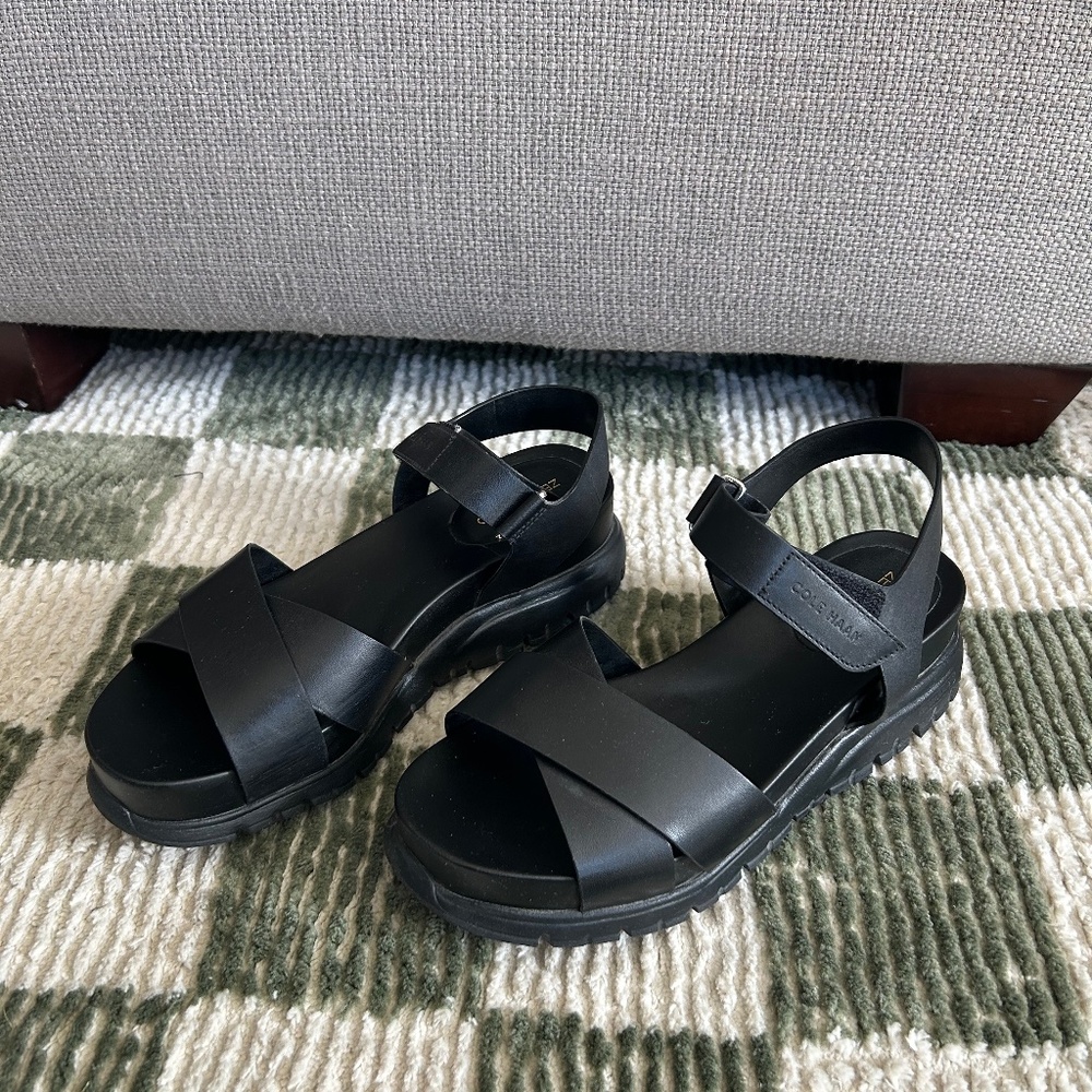 Black Strappy Sandals